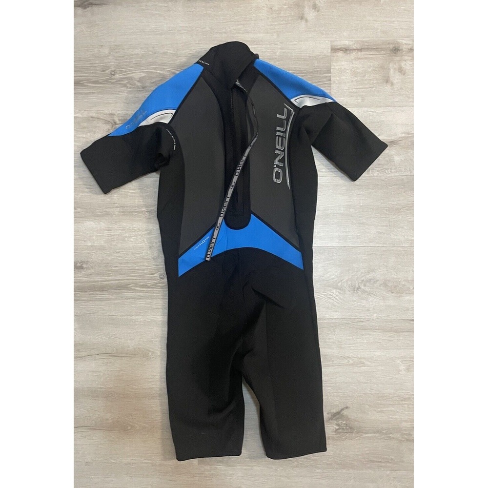 O'Neill Reactor Youth Size L Shorty Super Seal Black Blue Wet Suit, Surfing - Picture 2 of 11